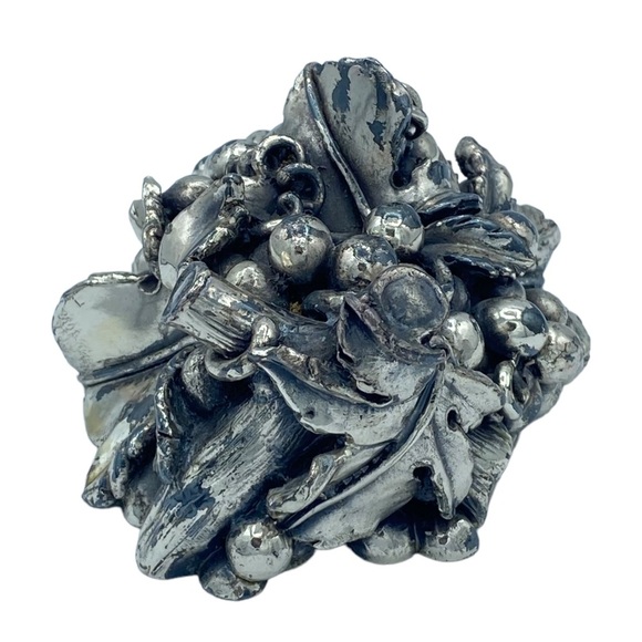 Tekform Sterling Silver figurine decorative object grapes 🍇 silver plated - Picture 2 of 11